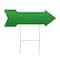 Signmission Green Arrow Yard Sign Funny Home Decor 30in Wide C-ARROW10-999837 - alternate 1